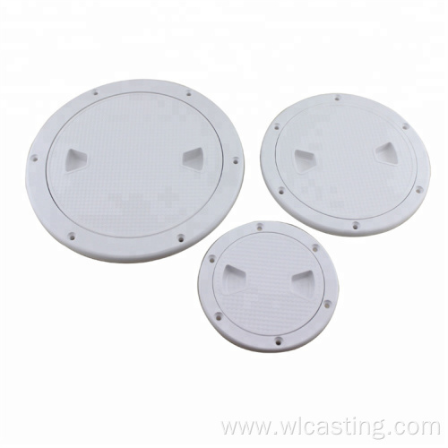 Marine Boat Screw Out Round Abs Deck Inspection Access Hatch Cover